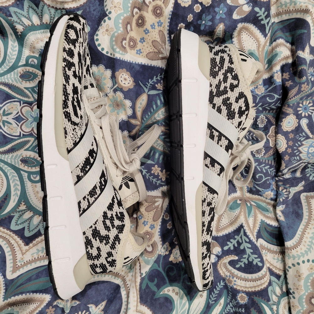 adidas Black and White Athletic Shoes